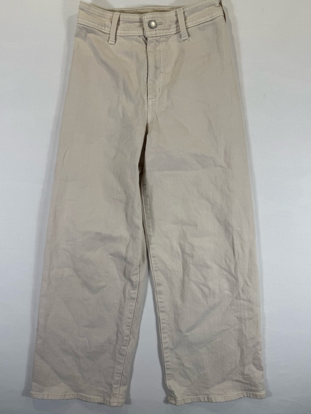 Universal Thread Women's Wide Leg Jeans in Light Beige